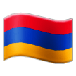 flag: Armenia on platform Samsung