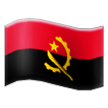 flag: Angola on platform Samsung