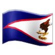 flag: American Samoa on platform Samsung