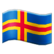 flag: Åland Islands on platform Samsung