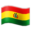flag: Bolivia on platform Samsung