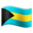 flag: Bahamas on platform Samsung