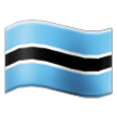 flag: Botswana on platform Samsung