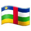 flag: Central African Republic on platform Samsung