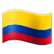 flag: Colombia on platform Samsung