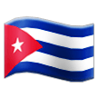 flag: Cuba on platform Samsung