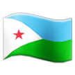 flag: Djibouti on platform Samsung