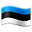 flag: Estonia on platform Samsung