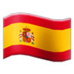 flag: Spain on platform Samsung
