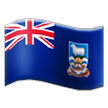 flag: Falkland Islands on platform Samsung