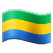 flag: Gabon on platform Samsung