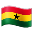 flag: Ghana on platform Samsung