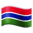 flag: Gambia on platform Samsung