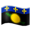 flag: Guadeloupe on platform Samsung