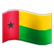 flag: Guinea-Bissau on platform Samsung