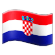 flag: Croatia on platform Samsung