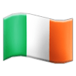 flag: Ireland on platform Samsung
