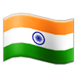 flag: India on platform Samsung