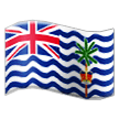 flag: British Indian Ocean Territory on platform Samsung