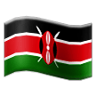 flag: Kenya on platform Samsung