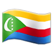 flag: Comoros on platform Samsung