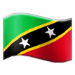 flag: St. Kitts & Nevis on platform Samsung
