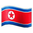 flag: North Korea on platform Samsung