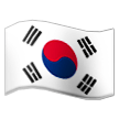 flag: South Korea on platform Samsung