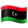 flag: Libya on platform Samsung