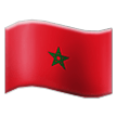 flag: Morocco on platform Samsung