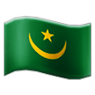 flag: Mauritania on platform Samsung