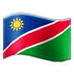 flag: Namibia on platform Samsung