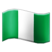 flag: Nigeria on platform Samsung