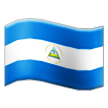 flag: Nicaragua on platform Samsung