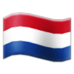 flag: Netherlands on platform Samsung