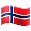 flag: Norway on platform Samsung