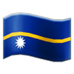 flag: Nauru on platform Samsung
