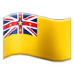 flag: Niue on platform Samsung