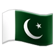 flag: Pakistan on platform Samsung