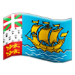 flag: St. Pierre & Miquelon on platform Samsung