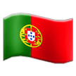 flag: Portugal on platform Samsung