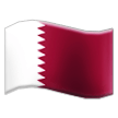 flag: Qatar on platform Samsung