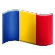 flag: Romania on platform Samsung