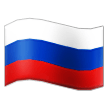 flag: Russia on platform Samsung