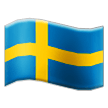 flag: Sweden on platform Samsung