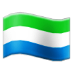 flag: Sierra Leone on platform Samsung