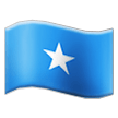 flag: Somalia on platform Samsung