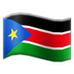 flag: South Sudan on platform Samsung