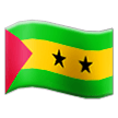 flag: São Tomé & Príncipe on platform Samsung
