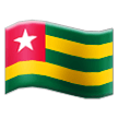 flag: Togo on platform Samsung